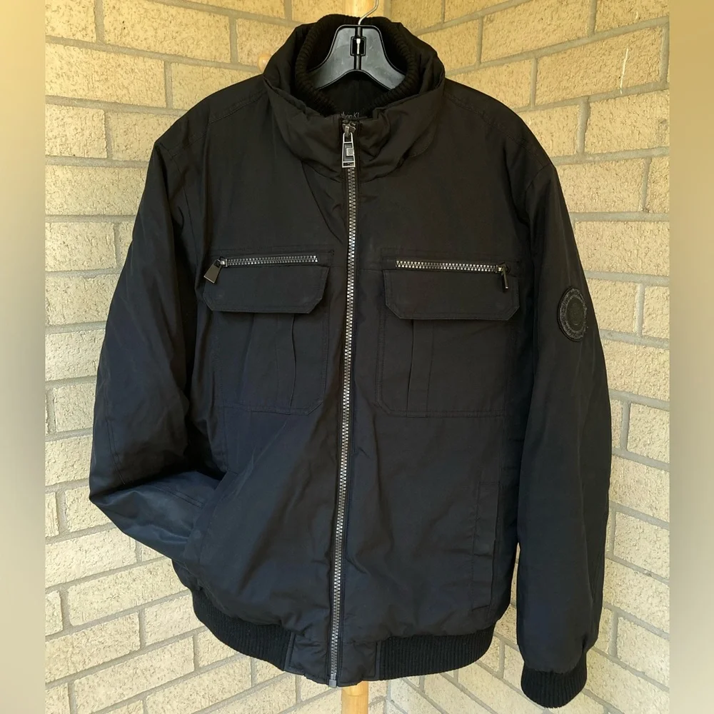 Calvin Klein Water Resistant Wind Protection Heavy Duty Utility Jacket Work Coat